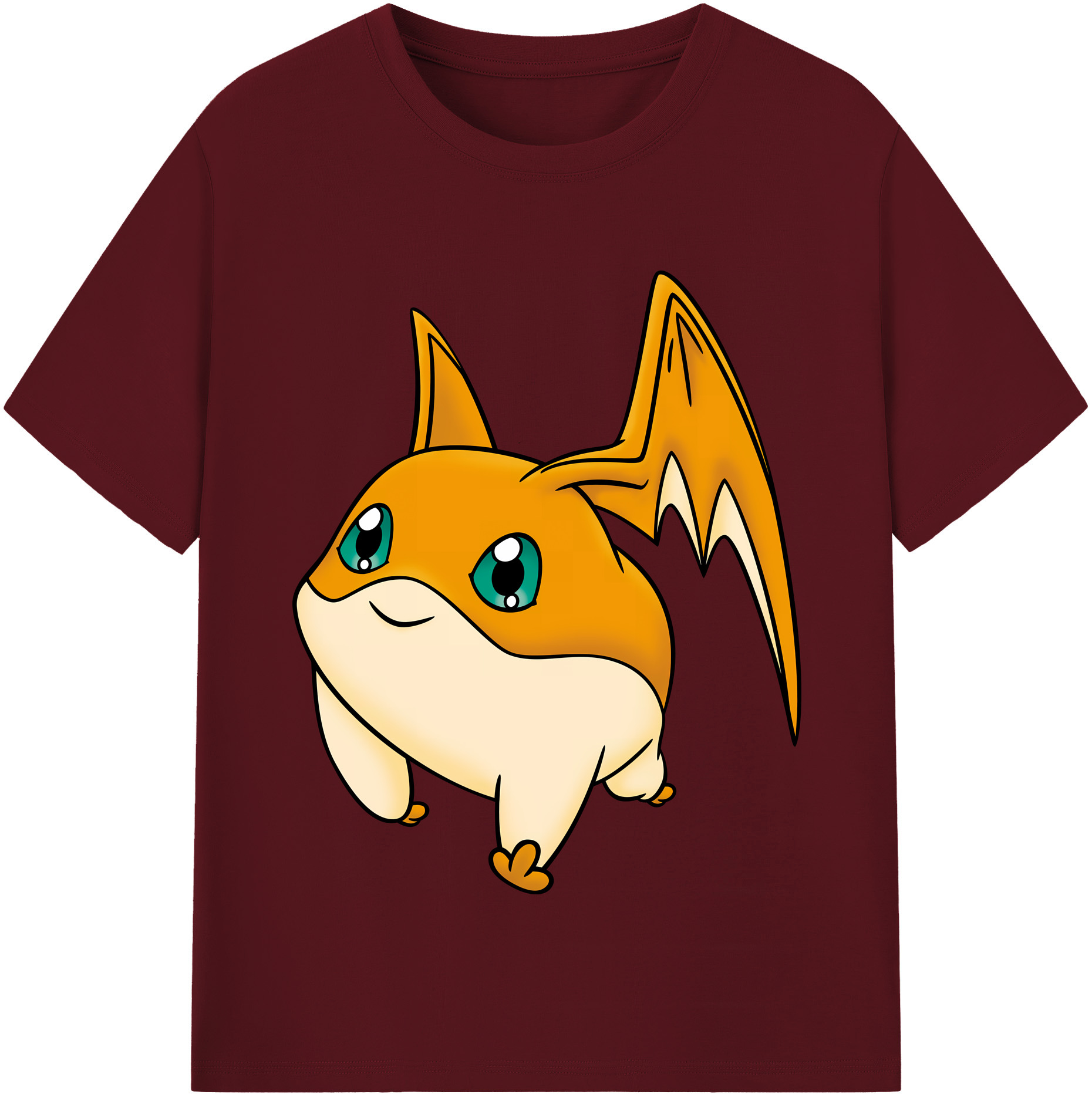 （画像用） Digimon デジタルモンスター/デジモン 綿100％半袖Tシャツ（フロントプリント）